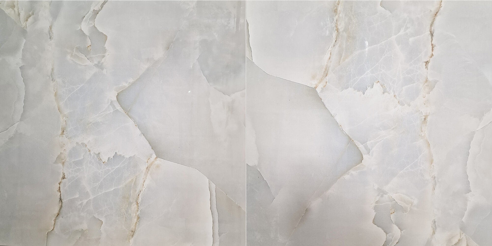 Porțelan Lustruit Rectificat Onix Alb 600x600mm Gresie și gresie