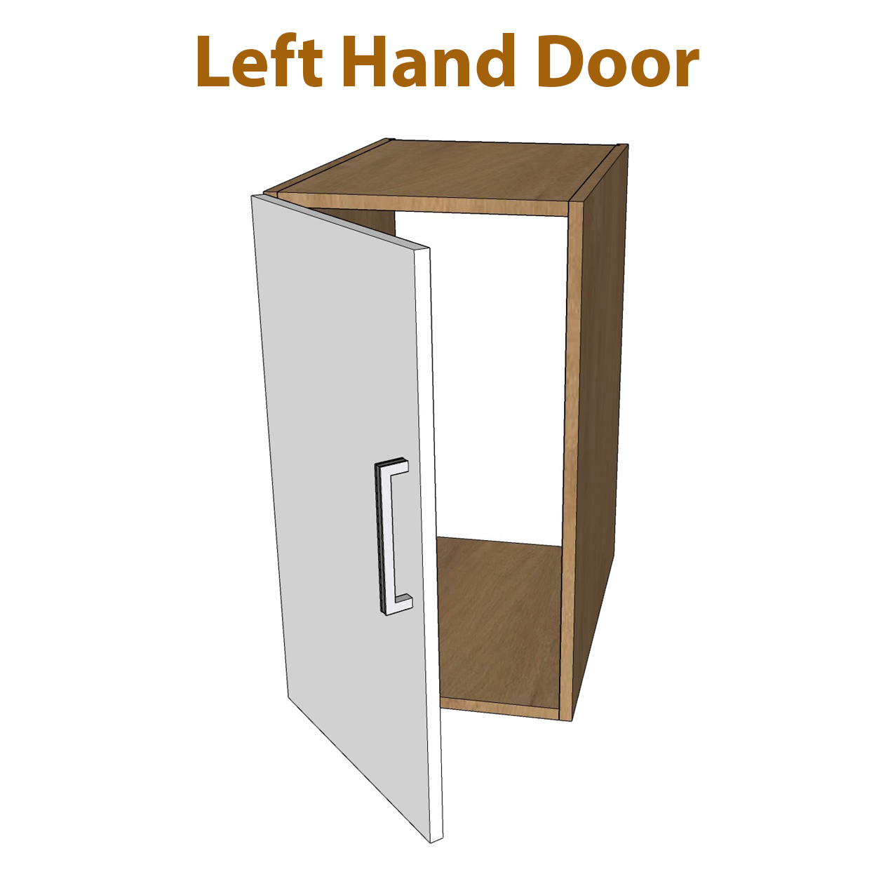 Replacement Kitchen Cabinet Doors - Made to Measure - Optional Hinge Hole Drilling - Universal Fit