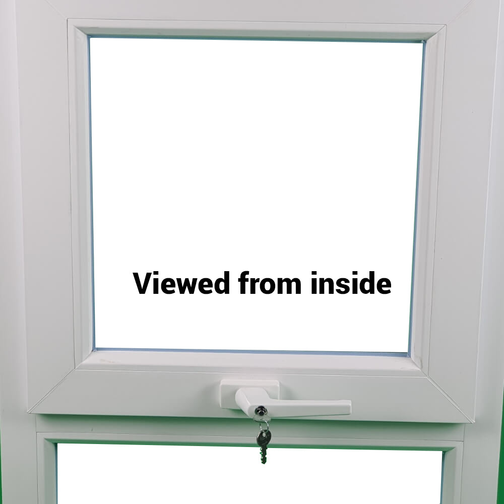 Cadru de fereastră cu geam dublu cu geam dublu din uPVC, 70 mm UK 2 garnituri de etanșare - interior alb exterior antracit