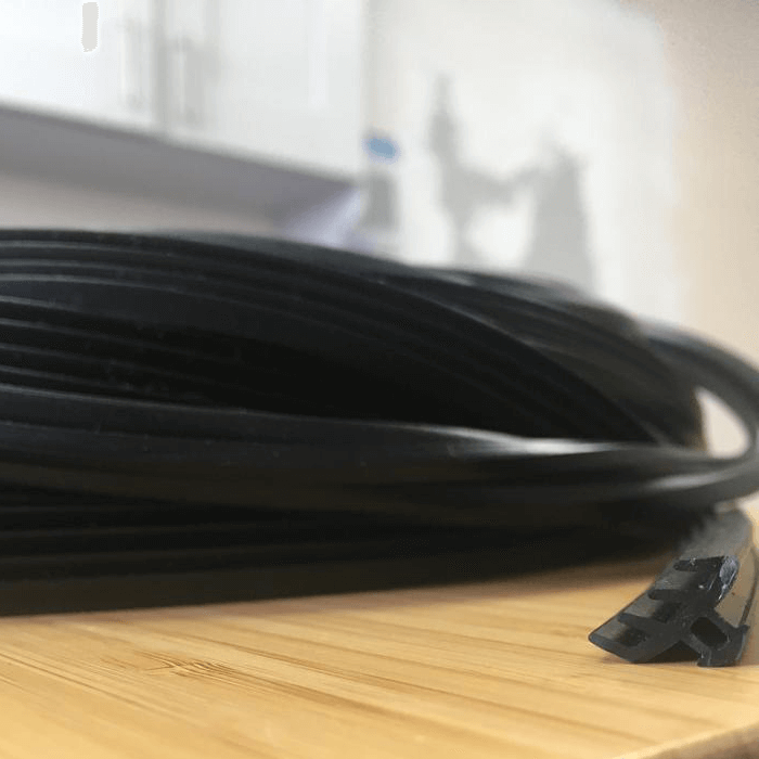 Garnitură uPVC pentru ferestre și uși EPDM Geam dublu Garnitură de reparație din cauciuc negru