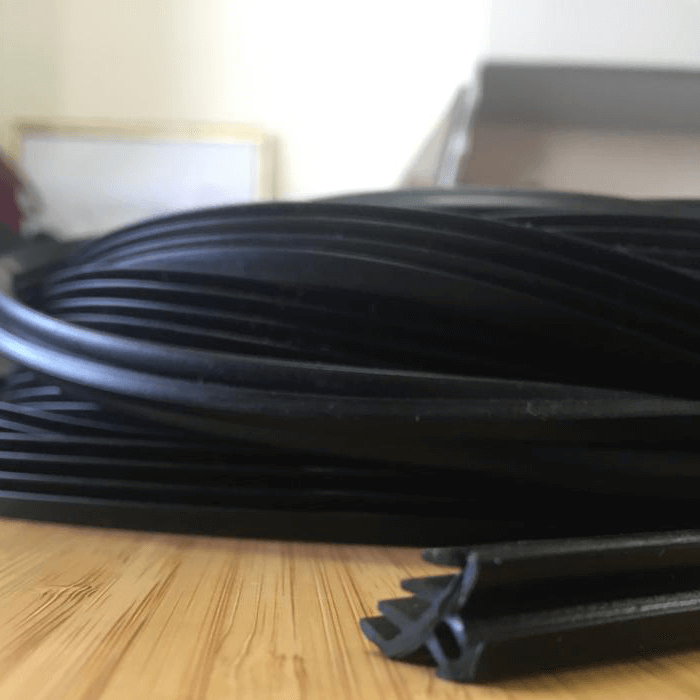 Garnitură uPVC pentru ferestre și uși EPDM Geam dublu Garnitură de reparație din cauciuc negru