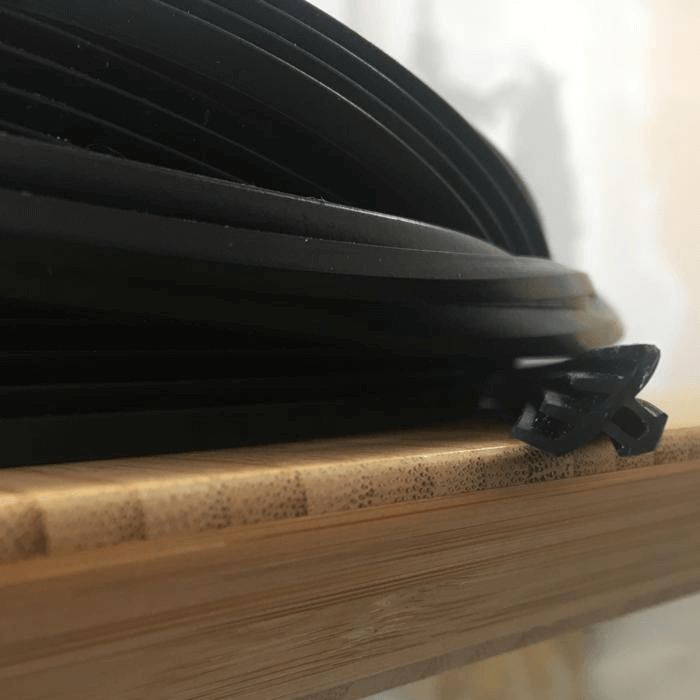 Garnitură uPVC pentru ferestre și uși EPDM Geam dublu Garnitură de reparație din cauciuc negru