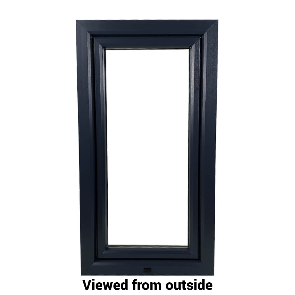 UPVC Uchylna i obrotowa rama okienna z podwójnymi szybami i szkłem 70 mm Uszczelka UK 2 - wewnętrzna biała zewnętrzna antracytowa