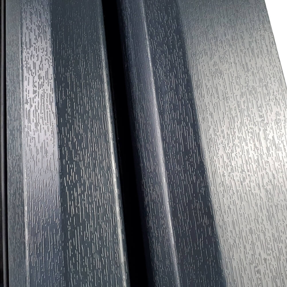 UPVC Uchylna i obrotowa rama okienna z podwójnymi szybami i szkłem 70 mm Uszczelka UK 2 - wewnętrzna biała zewnętrzna antracytowa