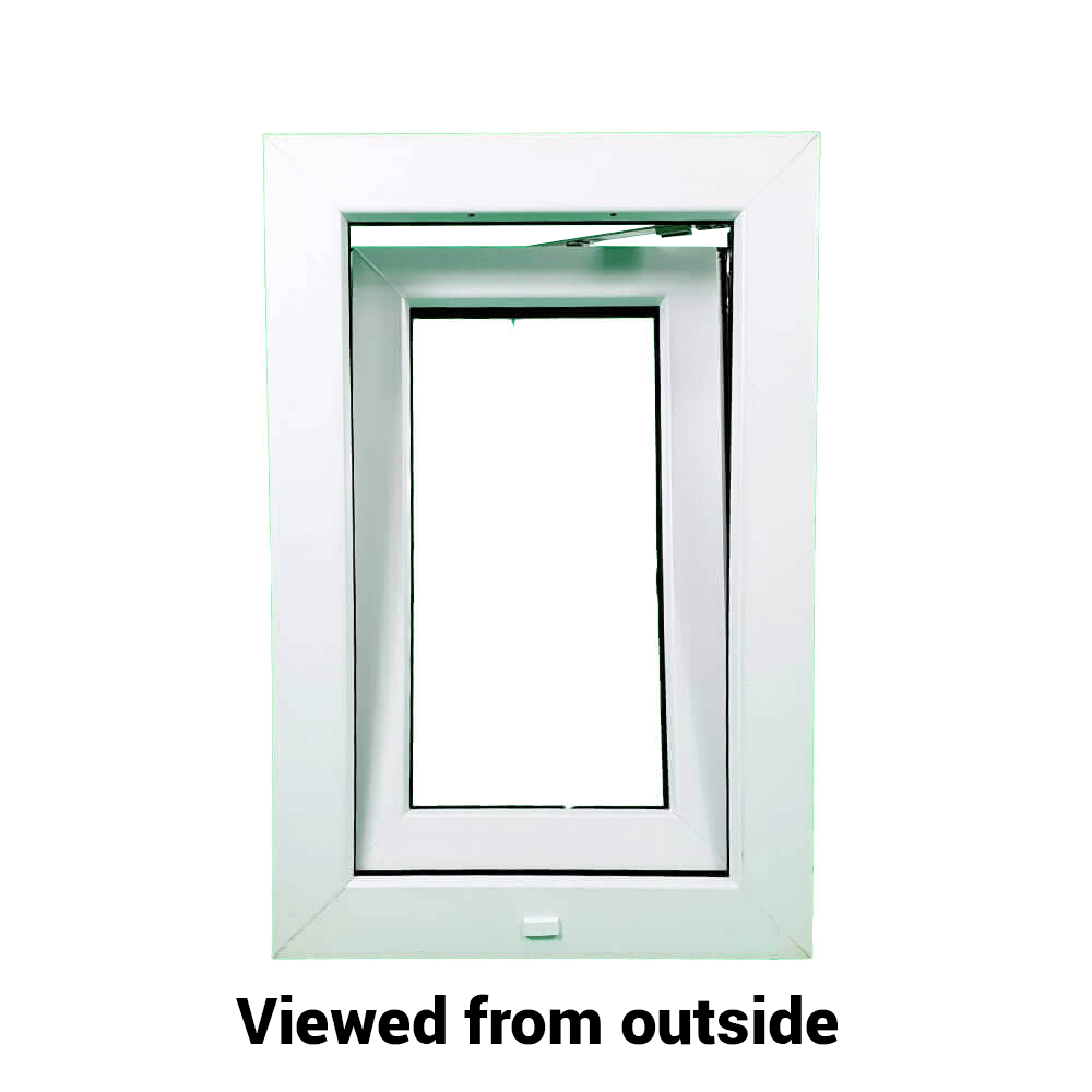 uPVC Tilt and Turn Double Glazed Window Frame and Glass 70mm UK 2 Gasket Seal - 610 x 1160 mm