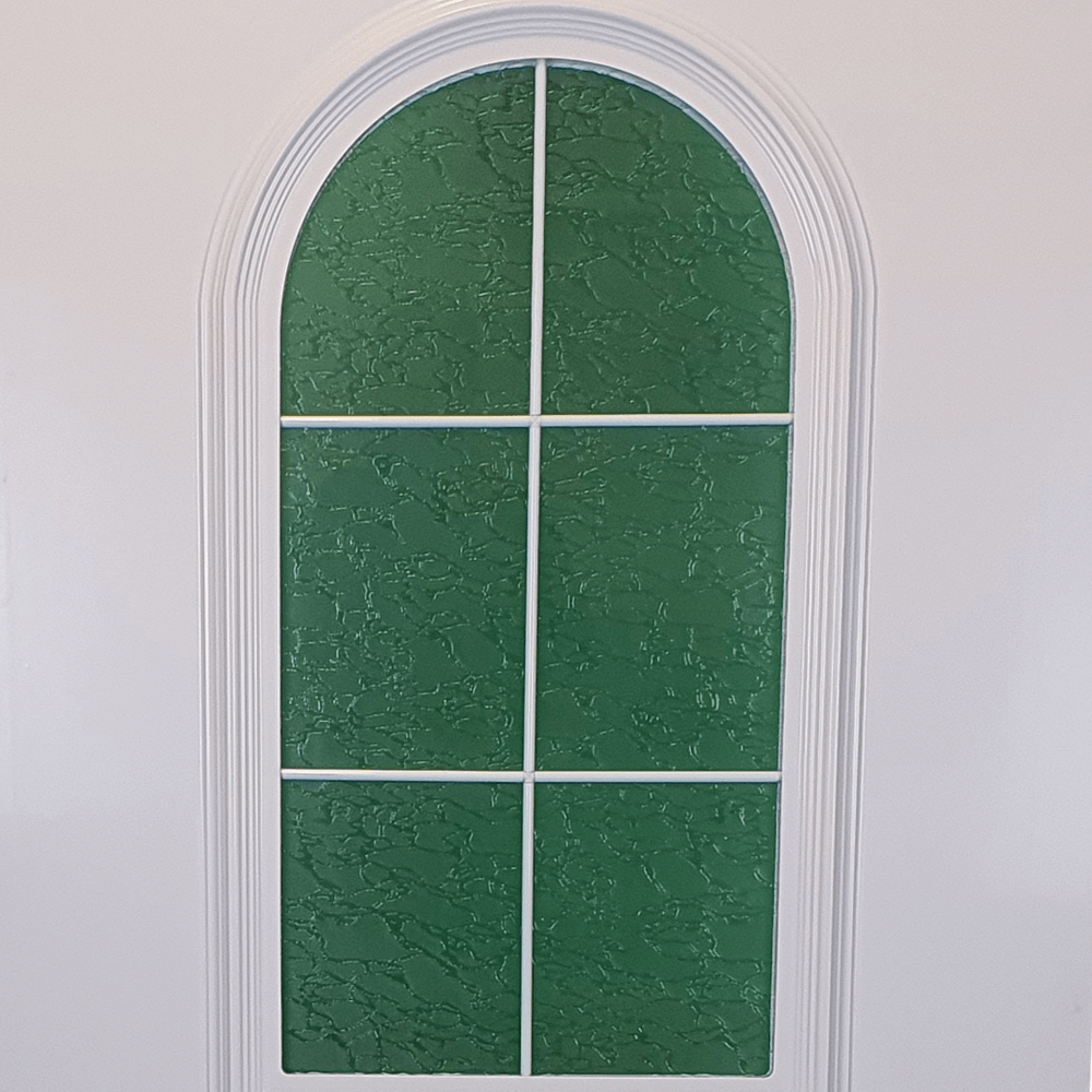 uPVC White Full Door Panel 24mm 870mm x 1970mm - Celosia (BAU 10-1)