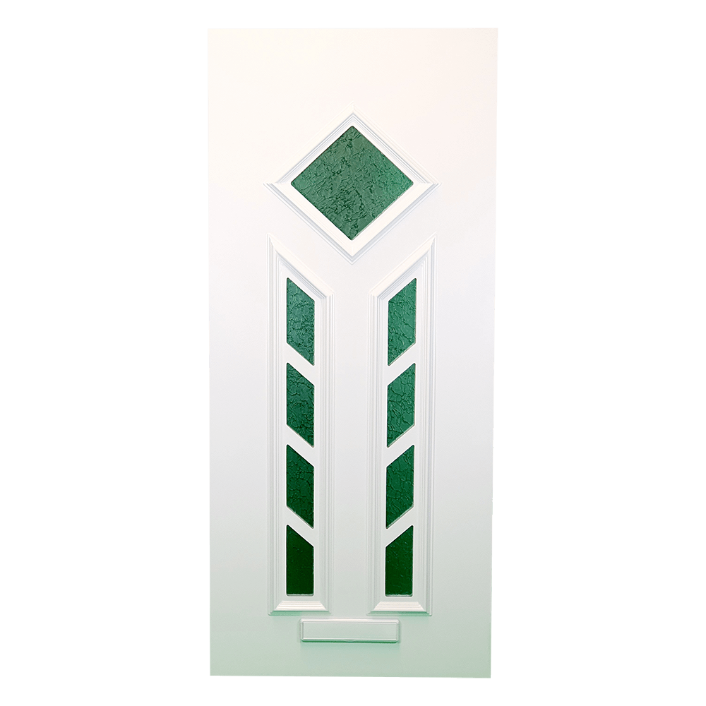 uPVC White Full Door Panel 24mm 870mm x 1970mm - Hosta (BAU 17-1)