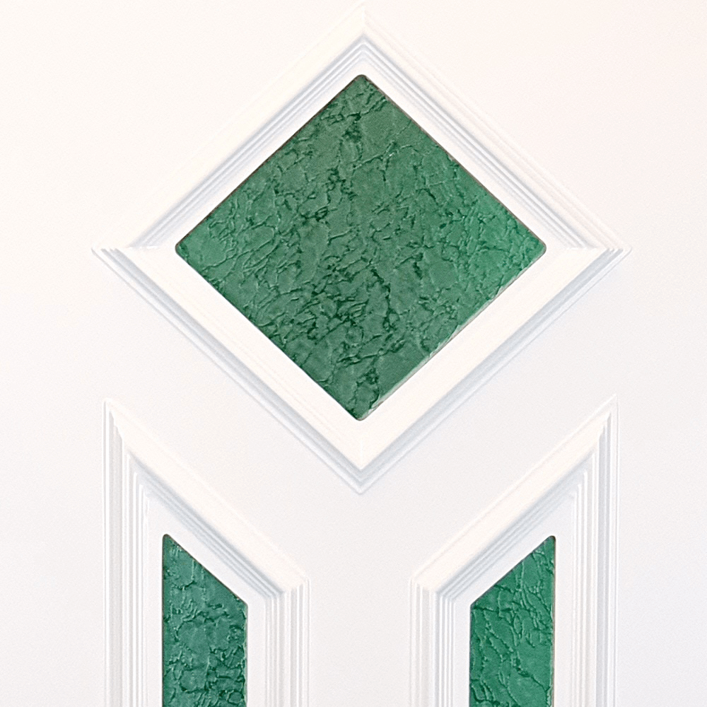 uPVC White Full Door Panel 24mm 870mm x 1970mm - Hosta (BAU 17-1)