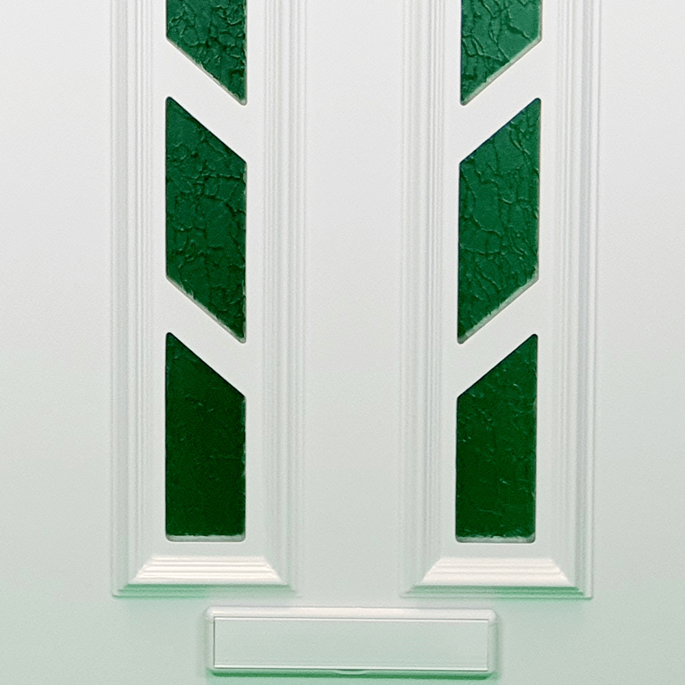 uPVC White Full Door Panel 24mm 870mm x 1970mm - Hosta (BAU 17-1)