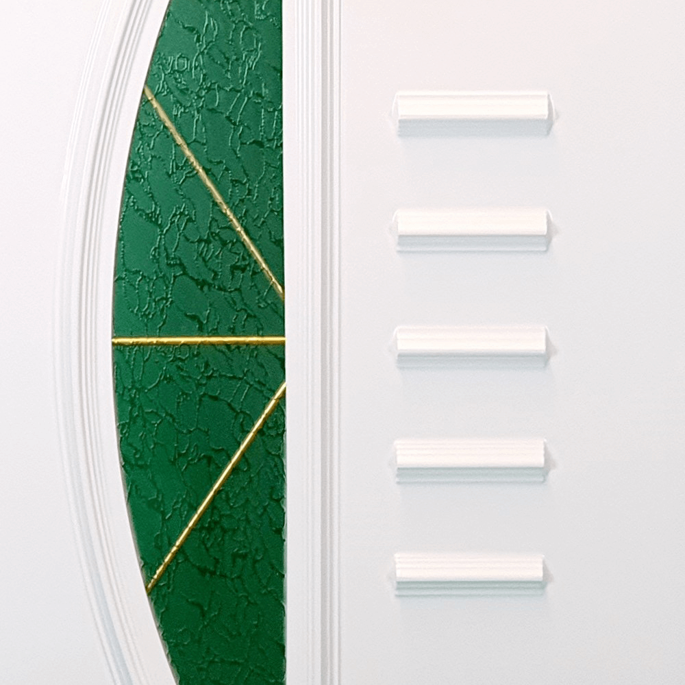 Panel drzwiowy biały PCV 24mm 870mm x 1970mm - Nepeta (BAU 30)