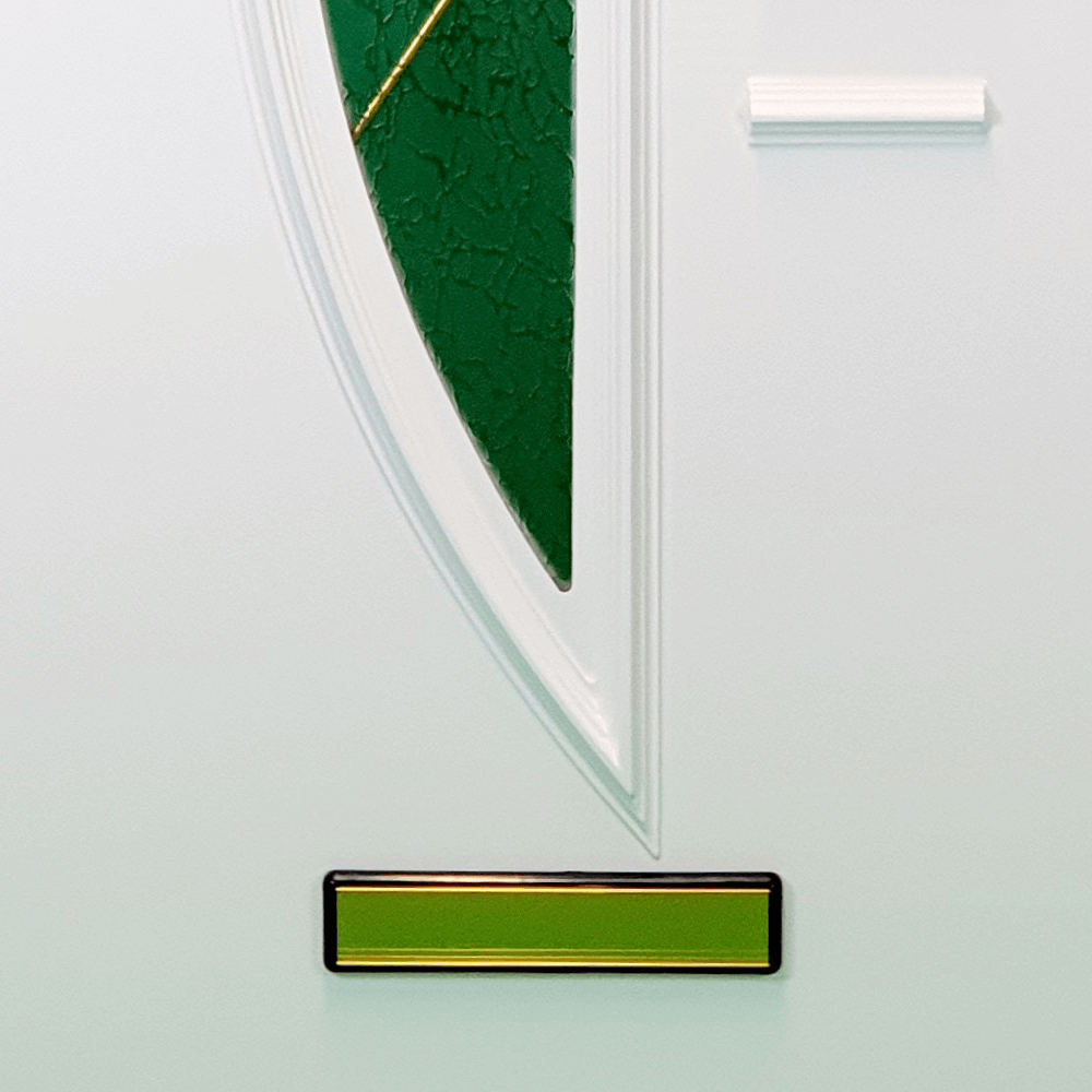 Panel drzwiowy biały PCV 24mm 870mm x 1970mm - Nepeta (BAU 30)