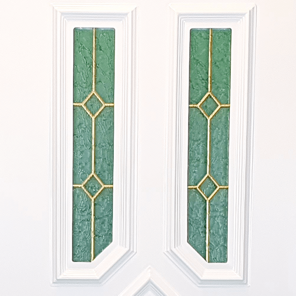 uPVC White Full Door Panel 24mm 870mm x 1970mm - Petunia (BAU 46)