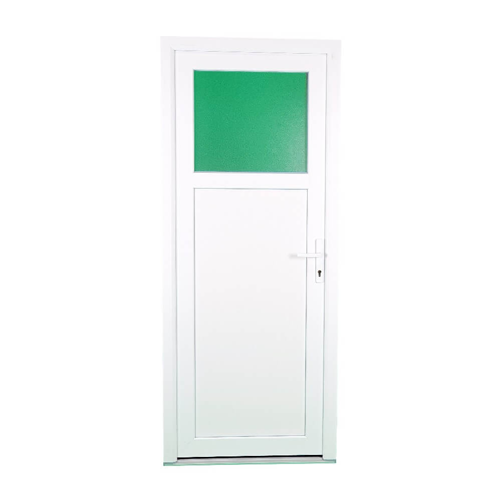 uPVC White Pre-Hung Full Back Door Set Left Hand Hung - (Kela)