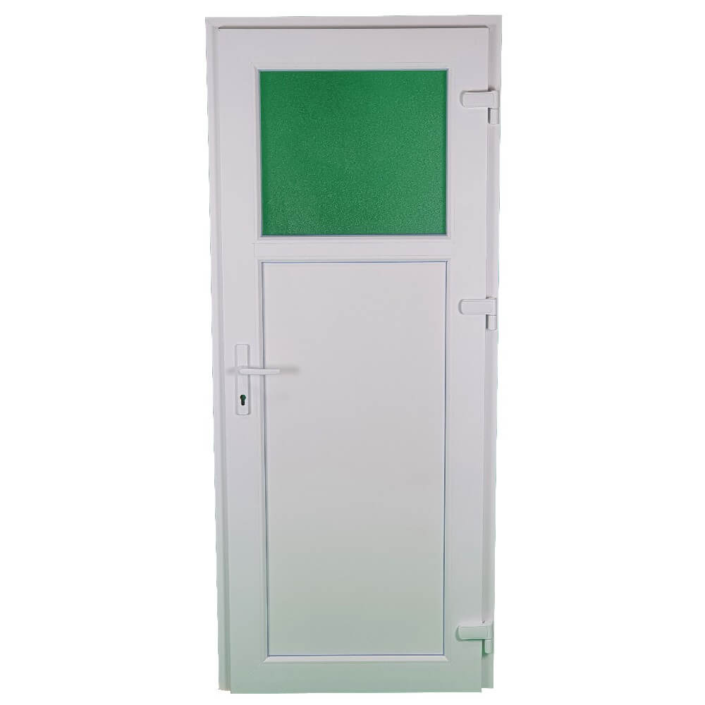 uPVC White Pre-Hung Full Back Door Set Left Hand Hung - (Kela)