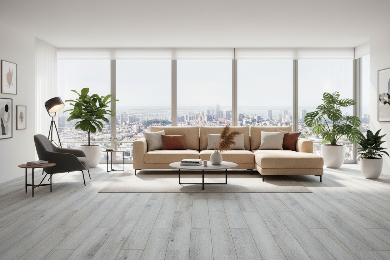 Creek Oak Grey 5 mm SPC Waterproof Flooring - 181 x 1220 mm (0.5 mm wear layer)