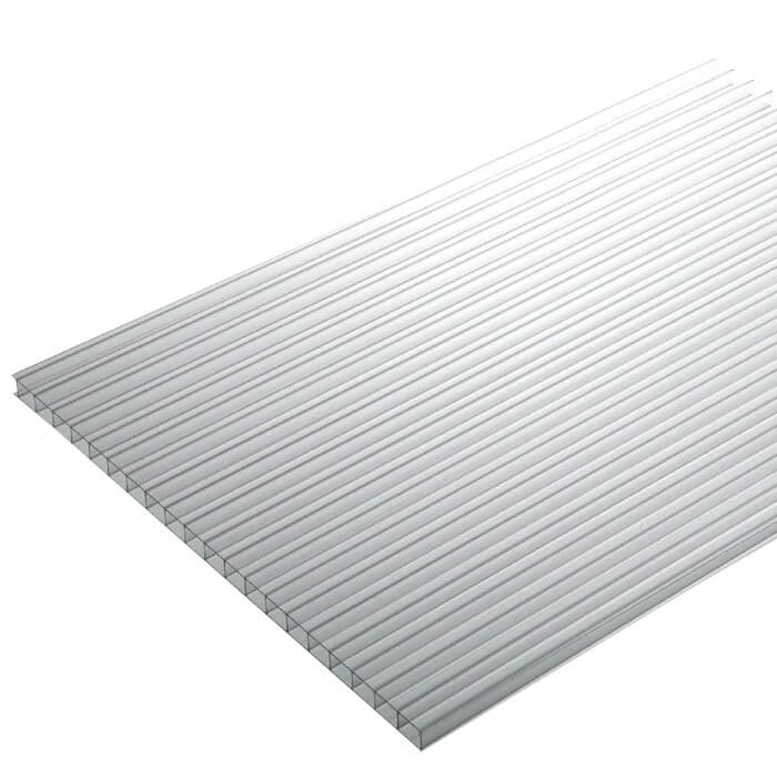 4mm Clear Polycarbonate Greenhouse Roofing Replacement Sheet (457 x 610mm)