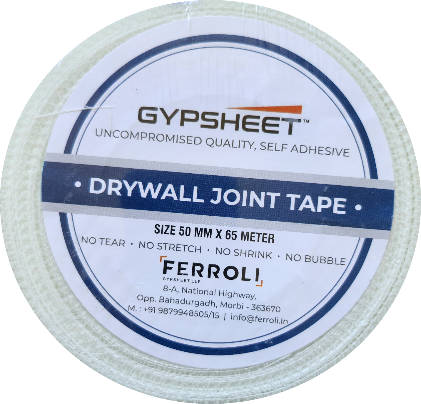 Plasterboard Drywall Joint Tape 50mm x 65 Mt