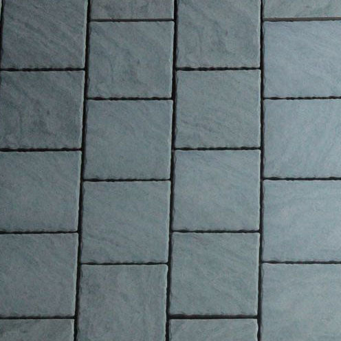 Riva Grey Tumbled Porcelain Paver 20mm (200mm x 200mm)