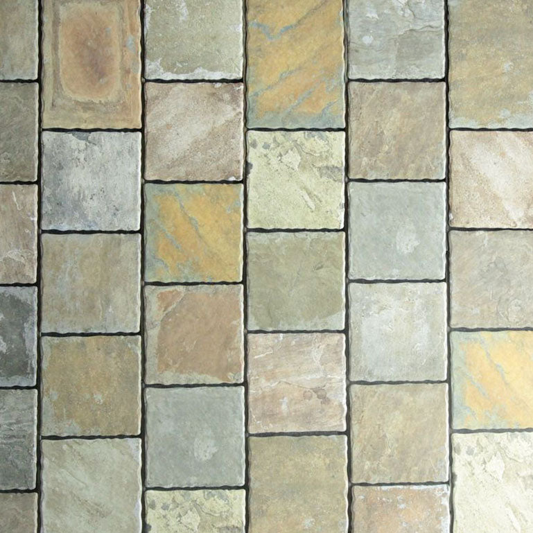 Rock Stone Tumbled Porcelain Paver 20mm (200mm x 200mm)