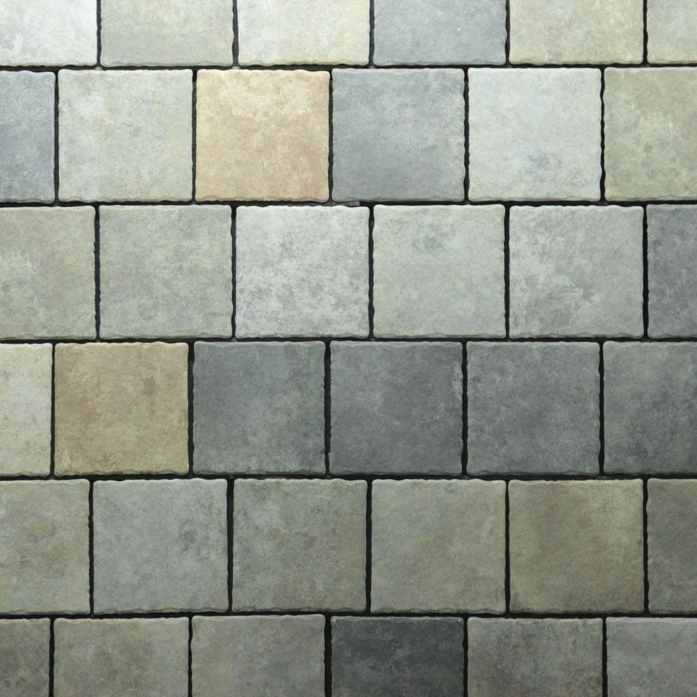 Skiffer Mix Tumbled Porcelain Paver 20mm (200mm x 200mm)