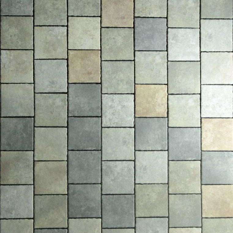 Rock Stone Tumbled Porcelain Paver 20mm 200x200mm