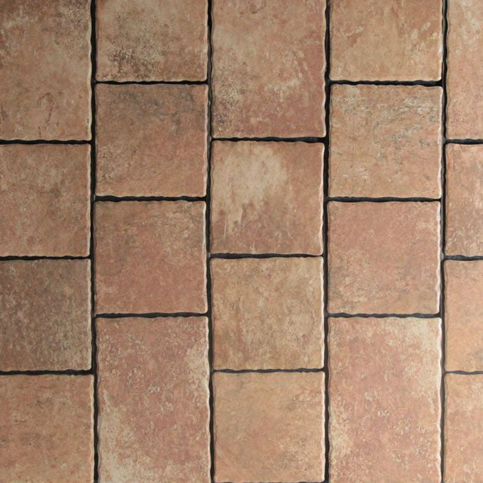 Forest Brick Tumbled Porcelain Paver 20mm (200mm x 200mm)