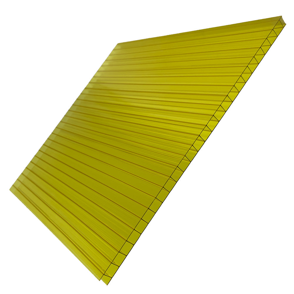 4mm Yellow Polycarbonate Roofing Sheet (4mt+ to 7mt)