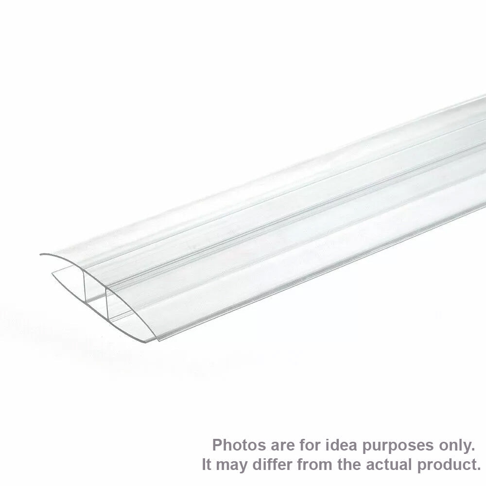 Polycarbonate Profiles Clear and Bronze Sample (H-U-SNAP-DOWN)