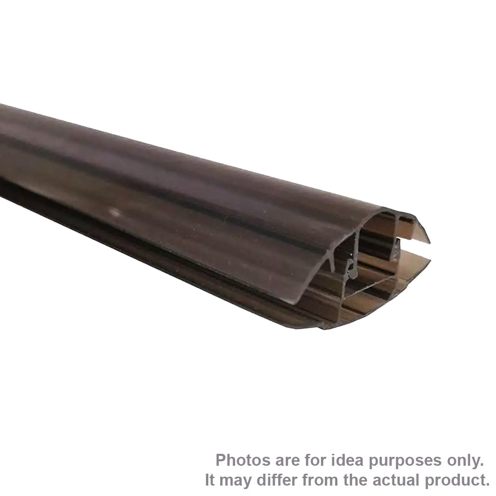 Polycarbonate Profiles Clear and Bronze Sample (H-U-SNAP-DOWN)