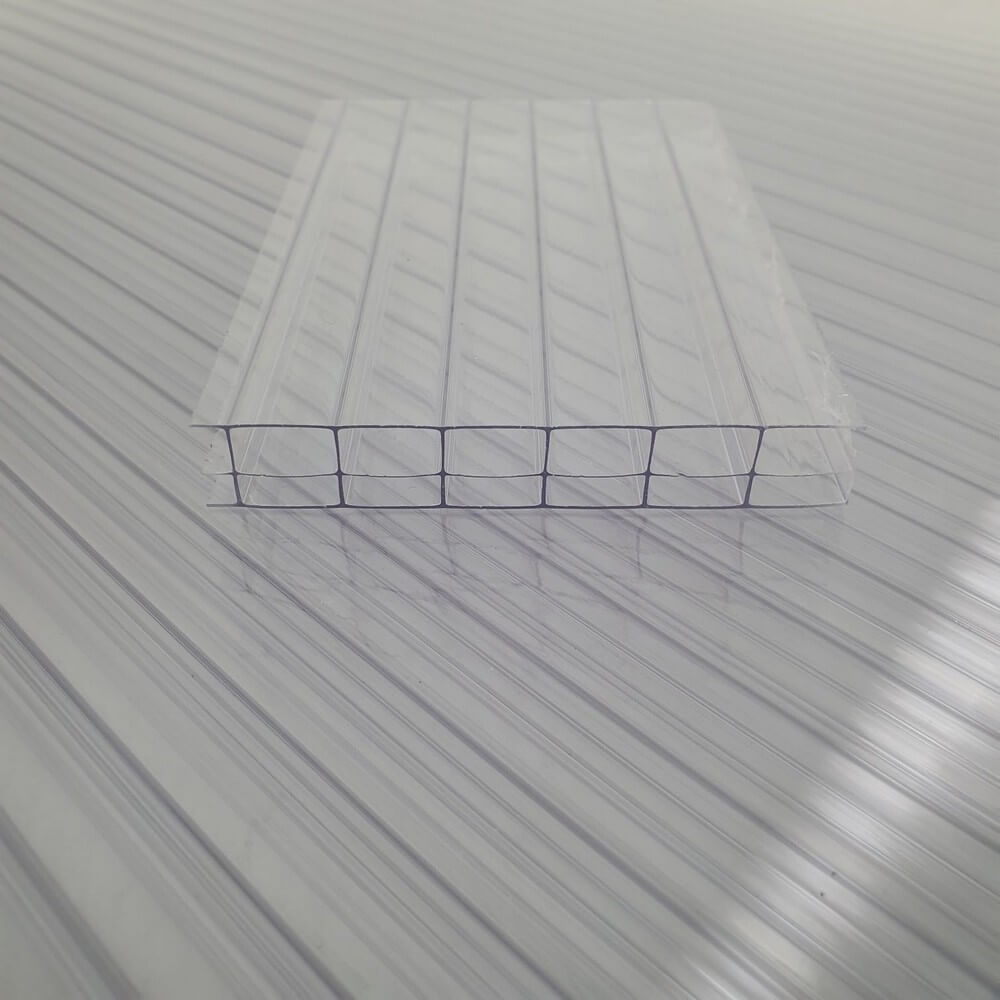 16mm Clear Polycarbonate Roofing Sheet (4m+ Length - Collection)