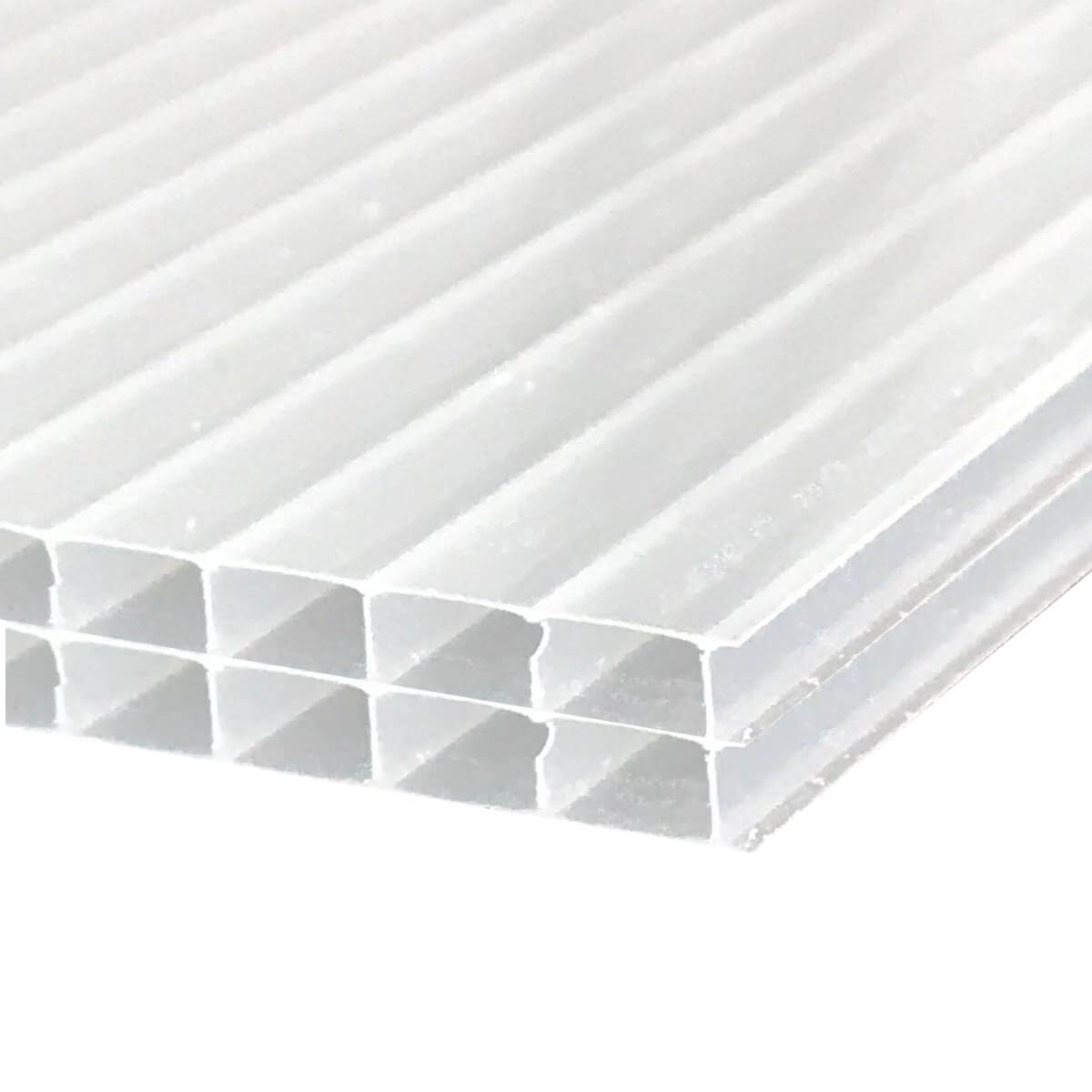 16mm Opal White Polycarbonate Roofing Sheet - Various Ready Size