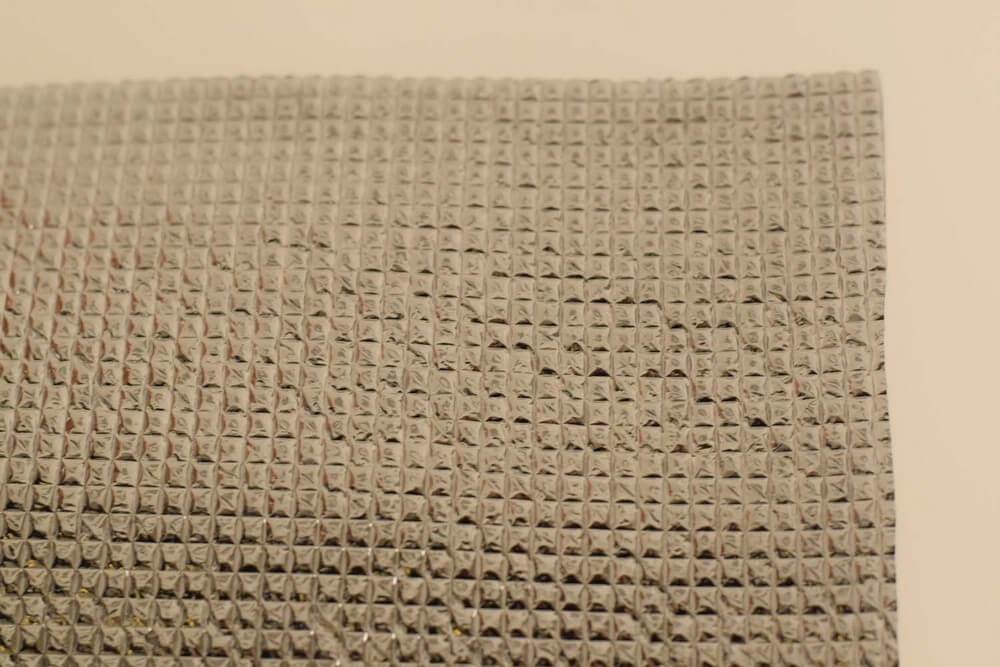 5mm Foil EPE Foam Insulation Underlay Double Sided Grid Silver Colour - Decoridea