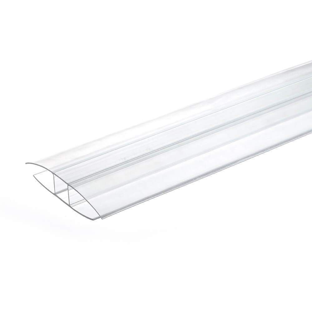 20mm Polycarbonate H Profile Clear Various Size 10 Year Warranty