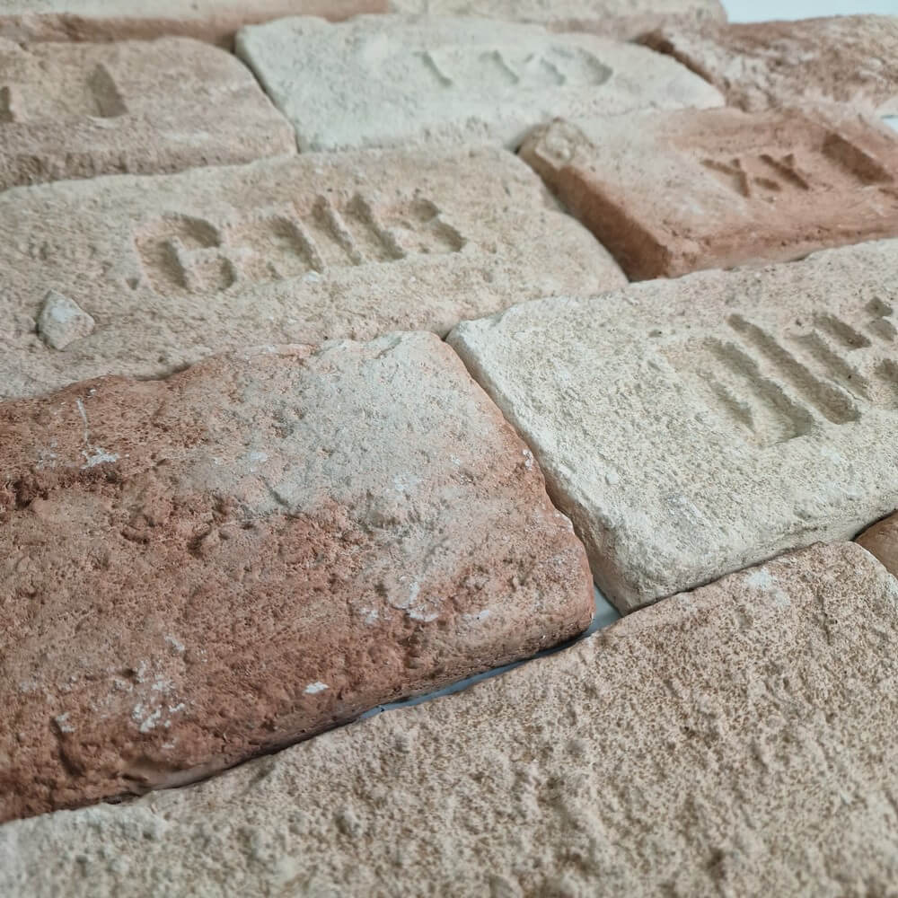 Antique Red Sand Reclaimed Effect Multi Brick Slips