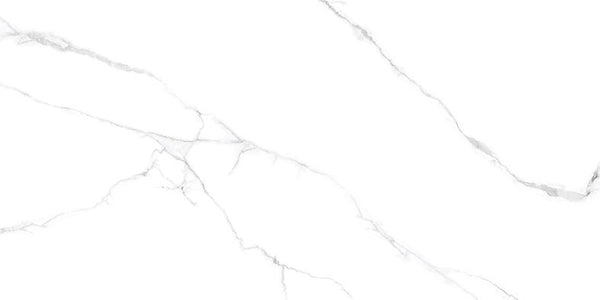 Atlantis White Rectified Large Format Polished Stone Effect Porcelain ...