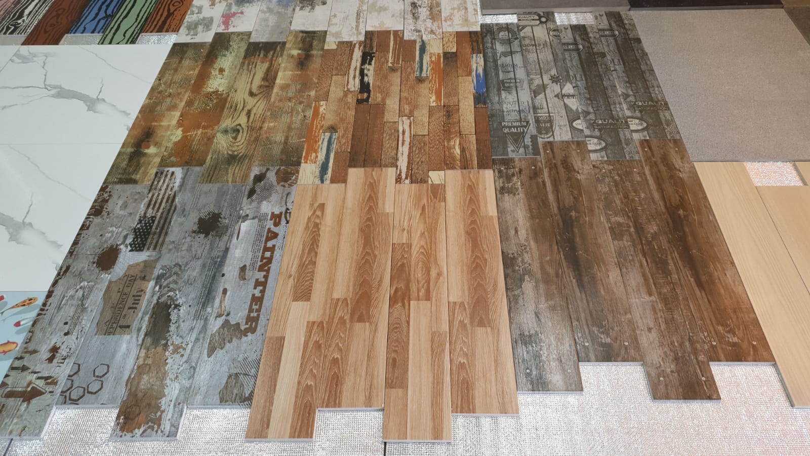 Chestnut Wood Effect Rectified Matt Ceramic 150x800mm Wall and Floor Tile