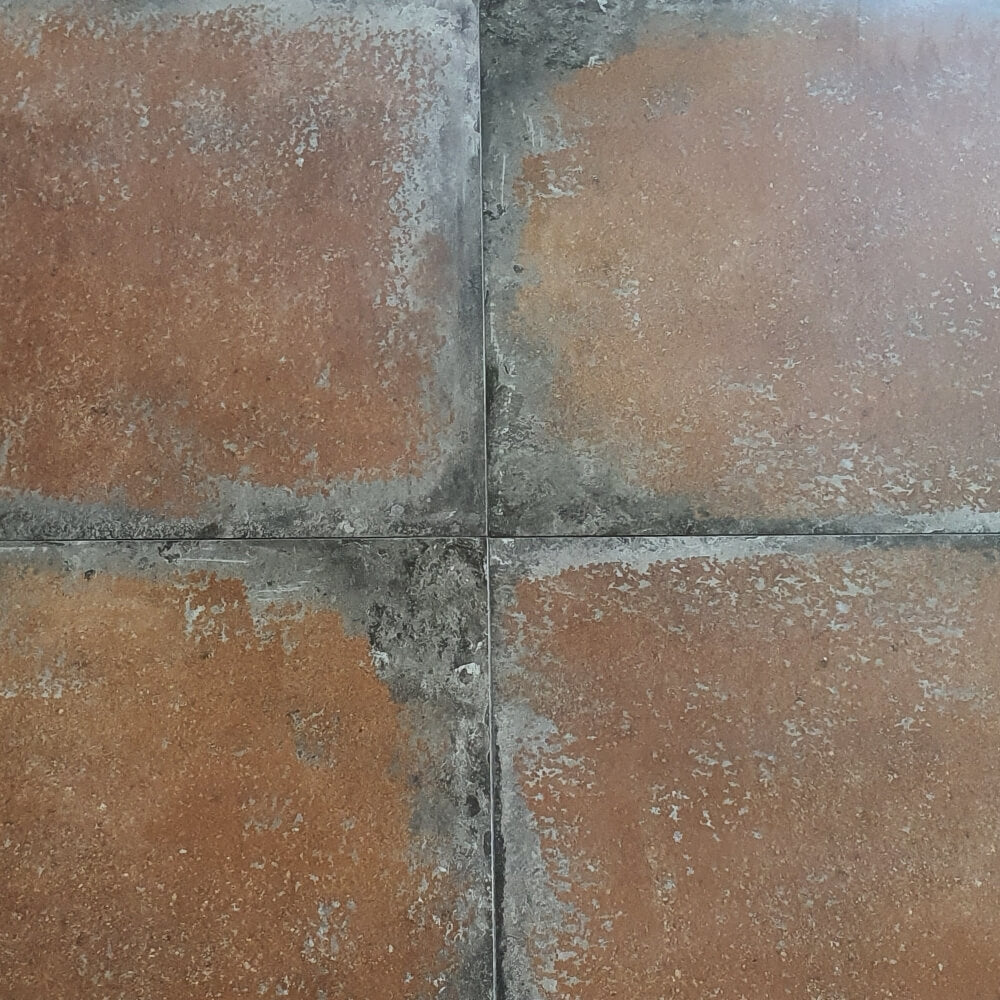 Cimento Brown Rectified Matt Semi Porcelain 600x600mm Wall and Floor Tiles