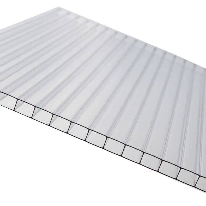 4mm (60cmW x 115cmL - width x length) Polycarbonate Roofing Sheet Clear Greenhouse Replacement 10 Year Warranty UV Protection