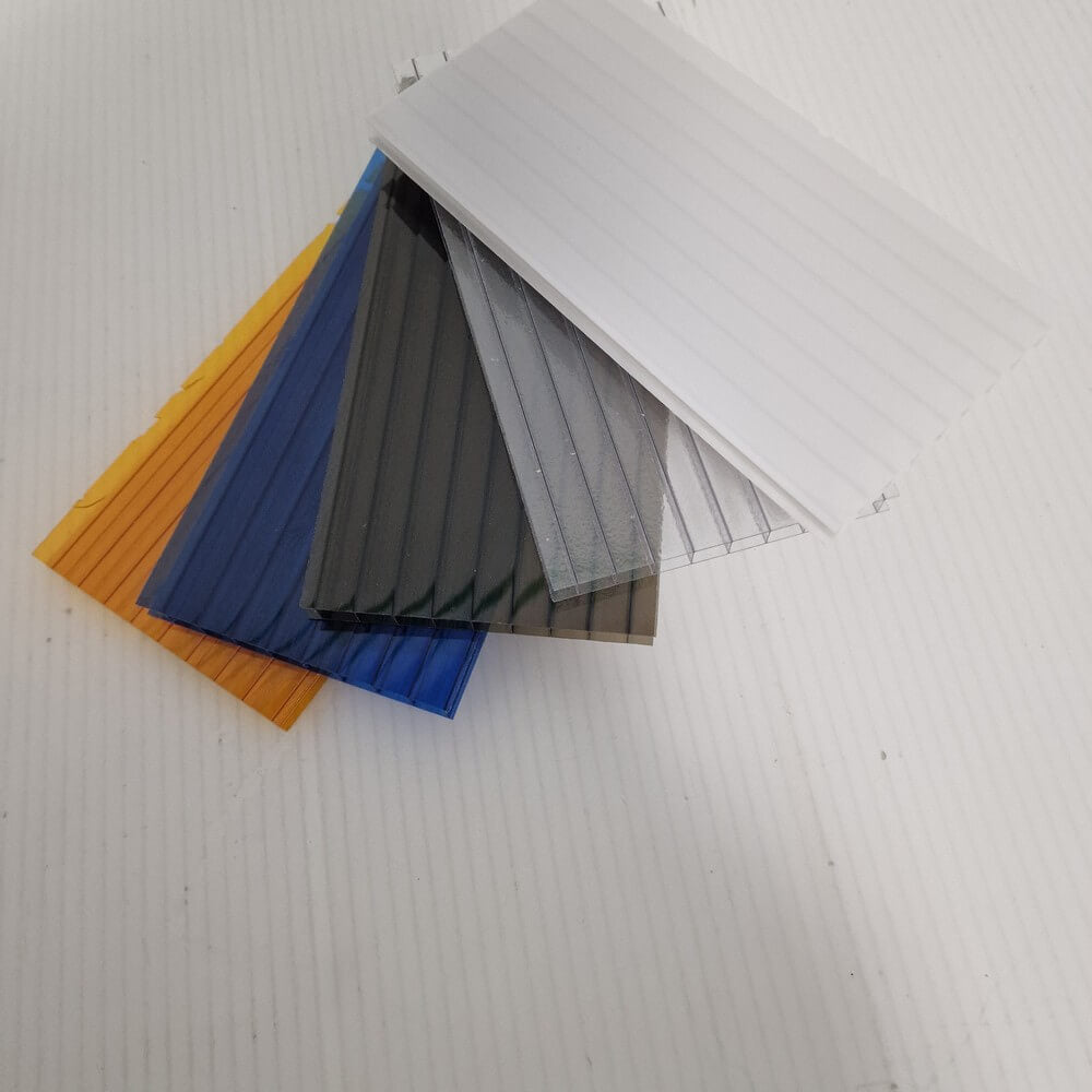 Folie de acoperiș din policarbonat de 10 mm portocaliu diferite dimensiuni 10 ani garanție Protecție UV