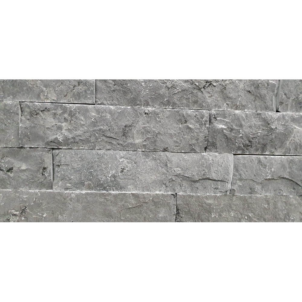 Dark Grey Natural Stone Marble Split Face 300x70mm Decorative Wall Tile