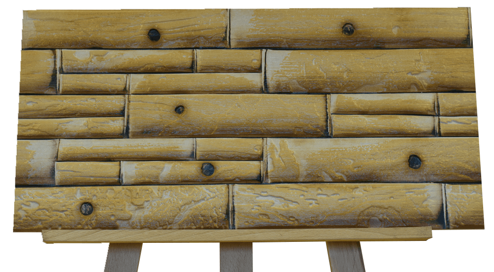 Elmo Yellow Bamboo Split Face Porțelan Mat rectificat 300x600mm Placi de perete