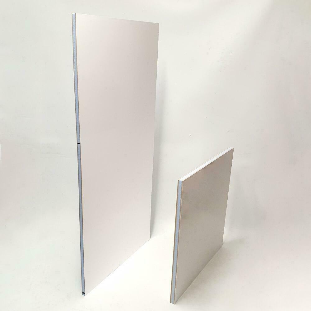 One Side Reinforcement Flat Panel White uPVC 24mm