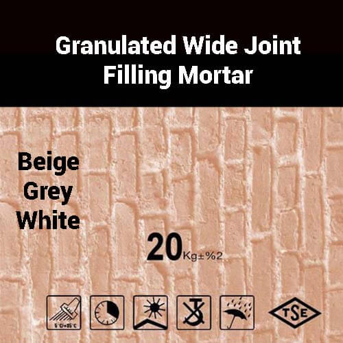 Granulated Wide Joint Filling Mortar 6-20 mm Brick Slip Filler (20 Kg)