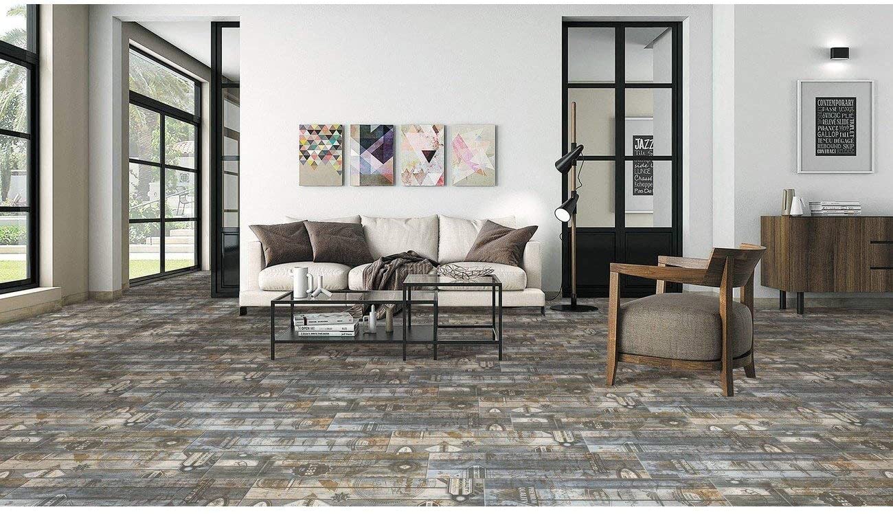 Horizon Wood Effect Rectified Matt Ceramic 150x800mm Wall and Floor Tile