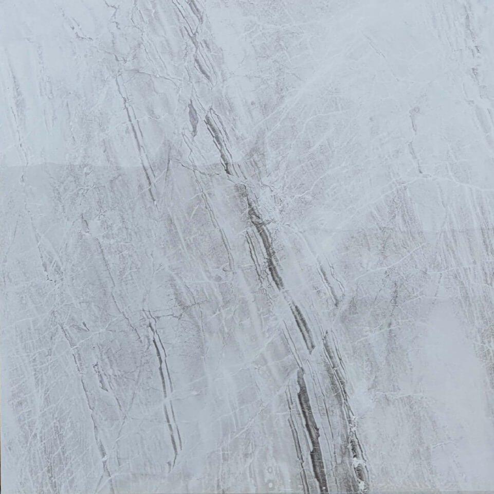 Jupiter Bianco Rectified Large Format Polished Stone Effect Porcelain 1200x1200mm Floor & Wall Tiles