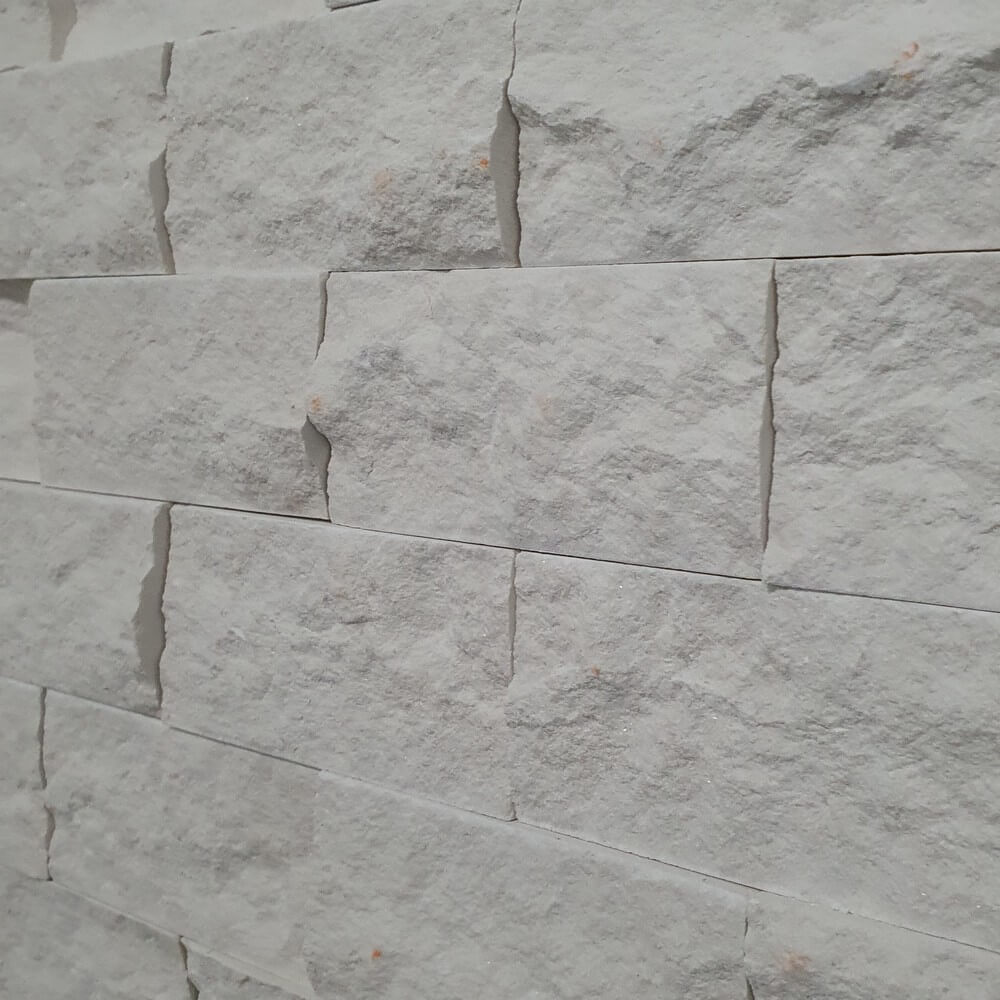 M26 Limra White Limestone Split Face 300x300mm Placi decorative mate