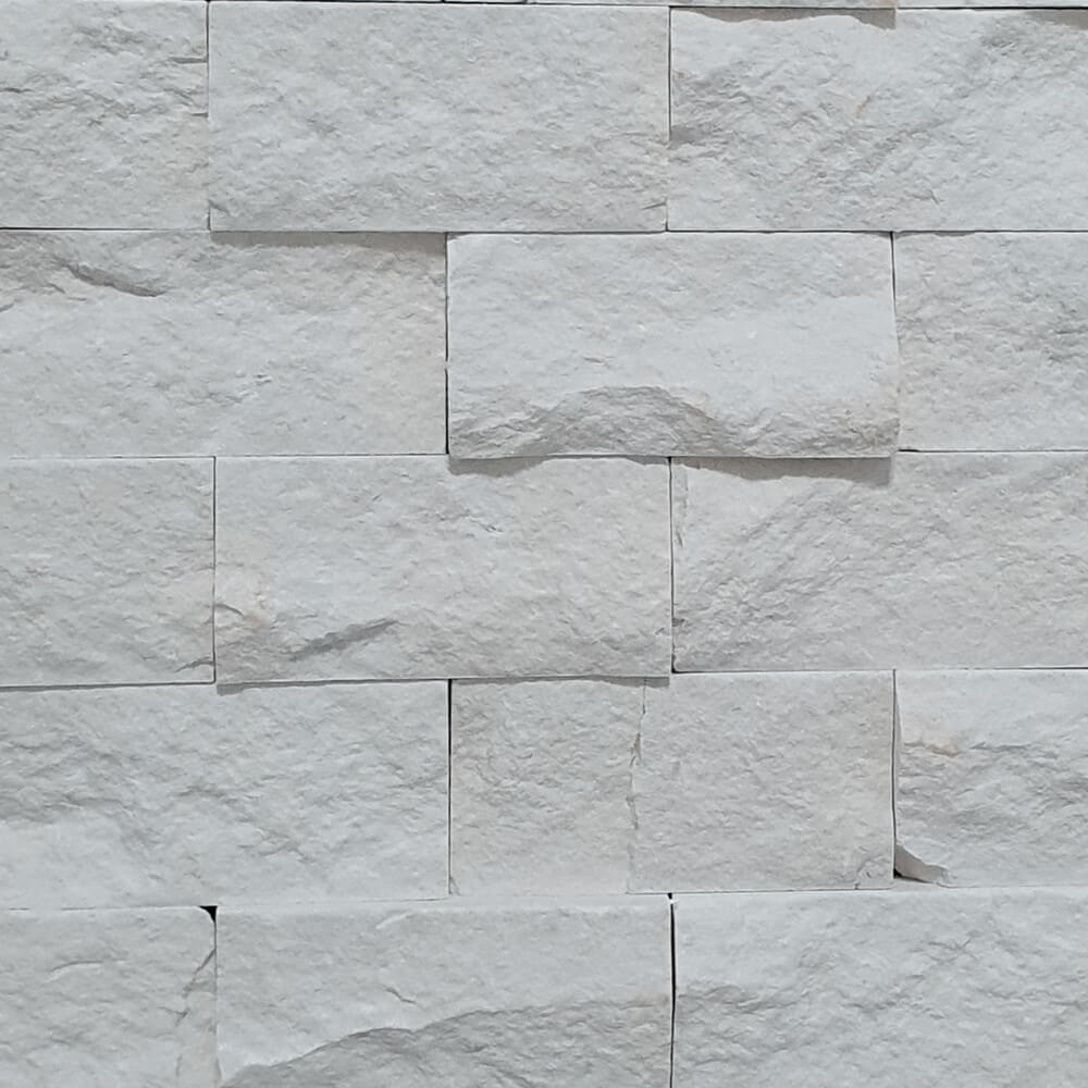 M26 Limra White Limestone Split Face 300x300mm Placi decorative mate