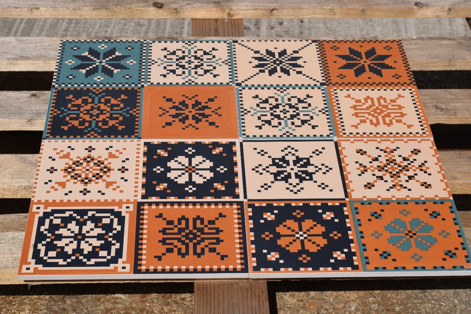 Mexican Aztec Rectified Matt Ceramic 300x300mm Wall and Floor Tile