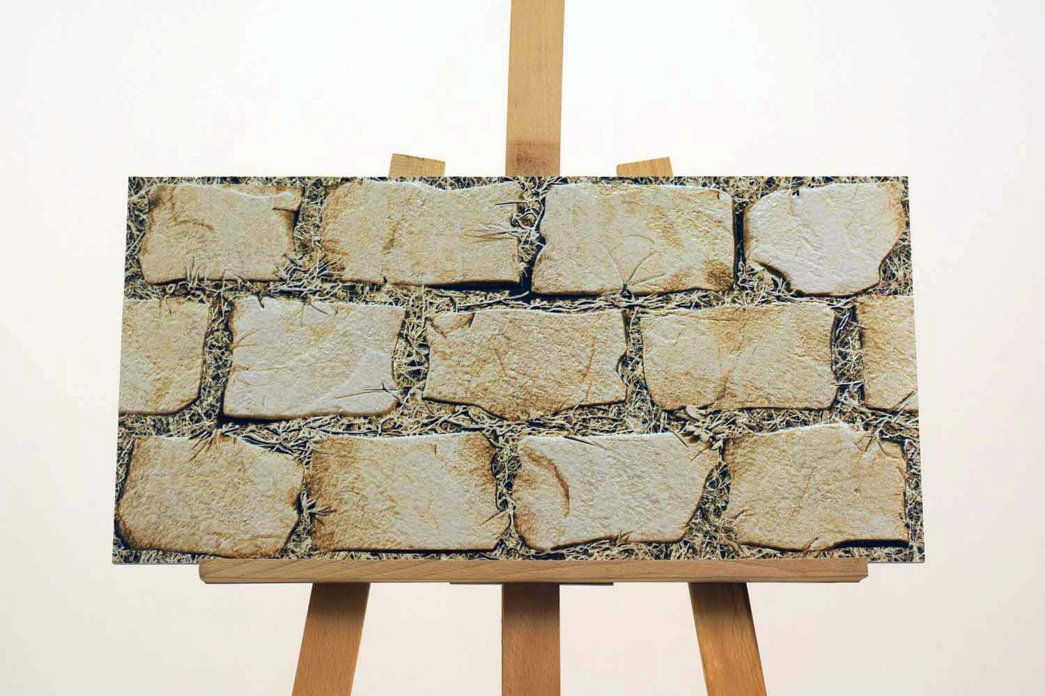 Mudstone Milky Split Face Rectified Matt Porcelain 300x600mm Wall Tile