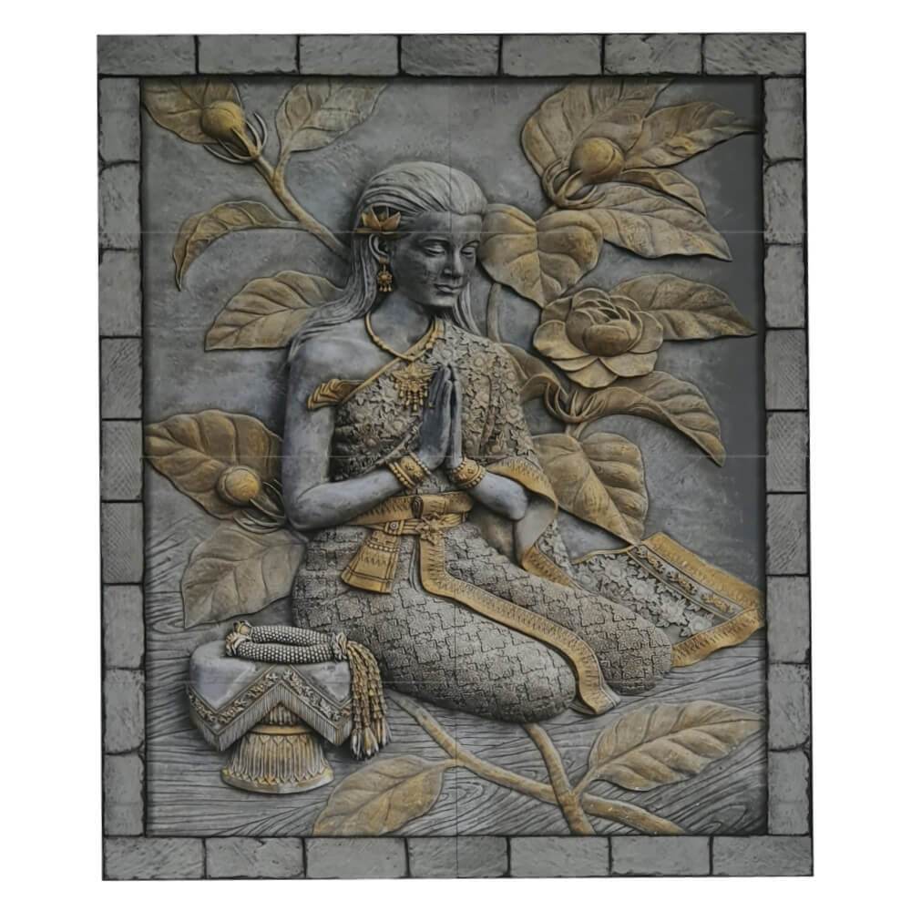 Namaste Lady Decorative Rectified 300x600mm Wall Tile
